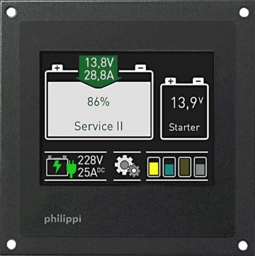 PHILIPPI - Batterie-, Tank- und Lade-Monitor - BTM2 PHILIPPI - Batterie-, Tank- und Lade-Monitor - BTM2